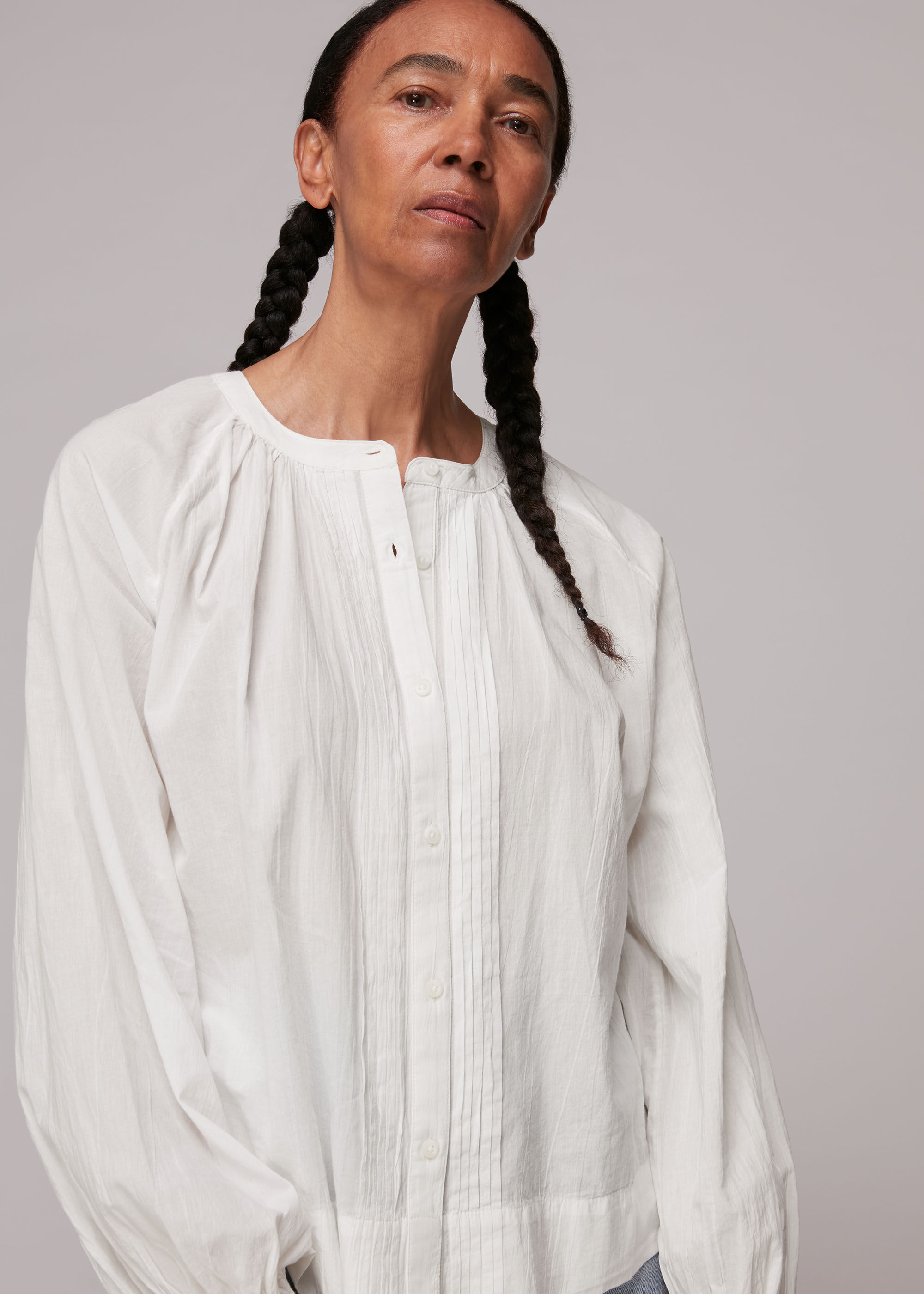 Cotton blouse hotsell