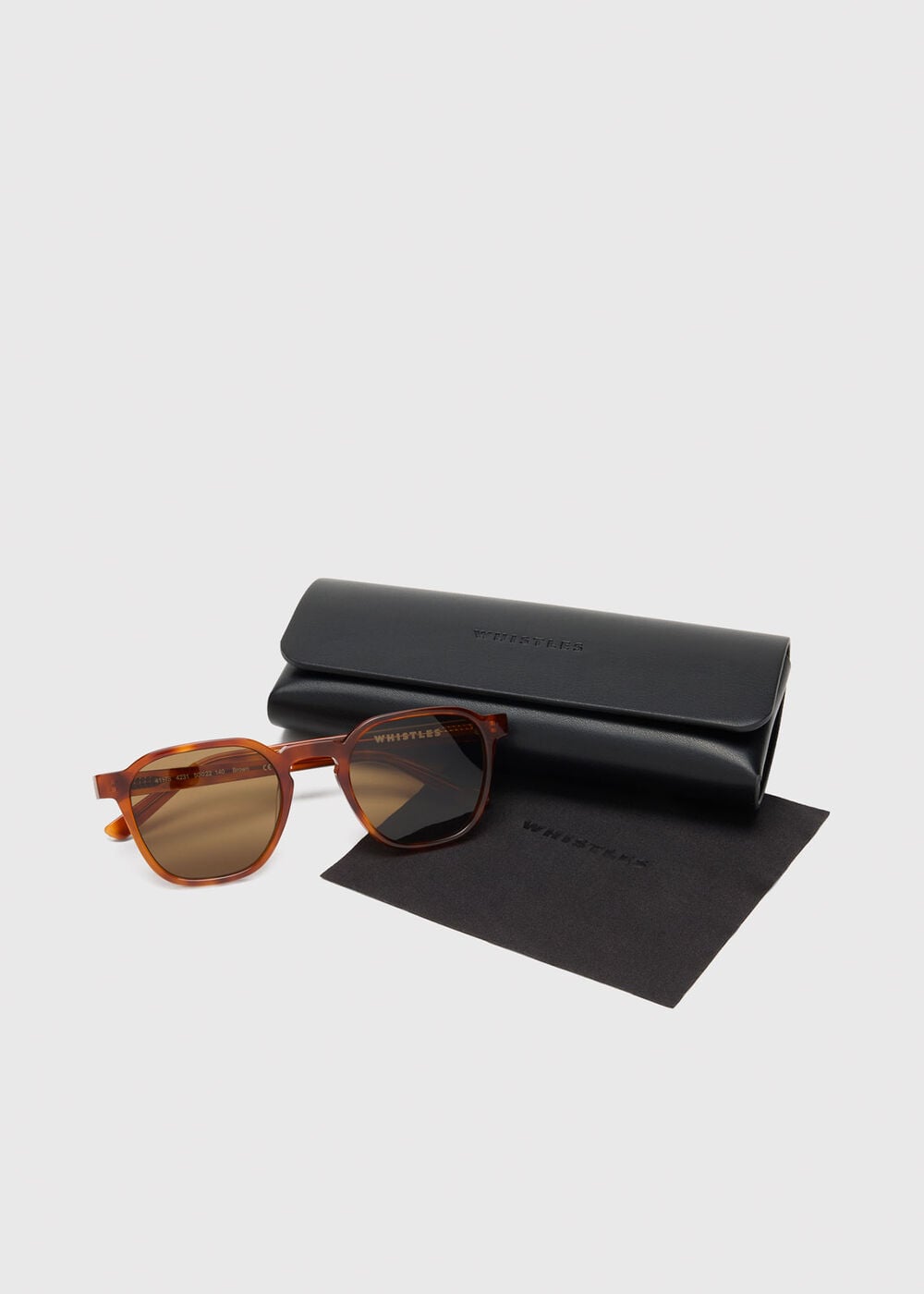 Brown Soft Square Sunglasses
