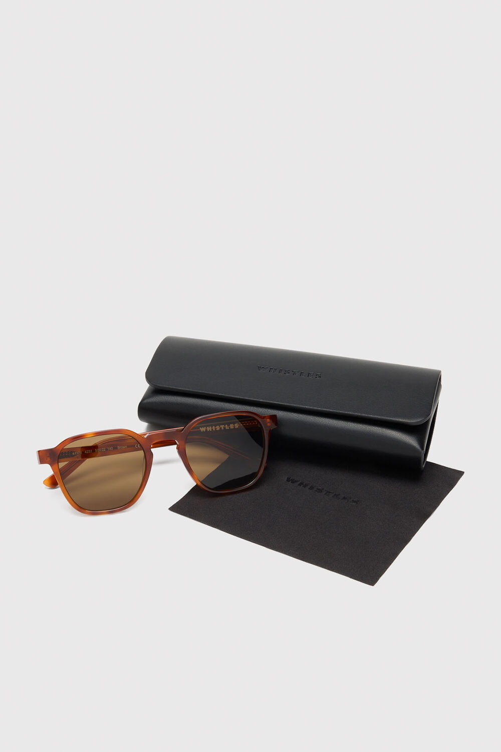 Brown Soft Square Sunglasses