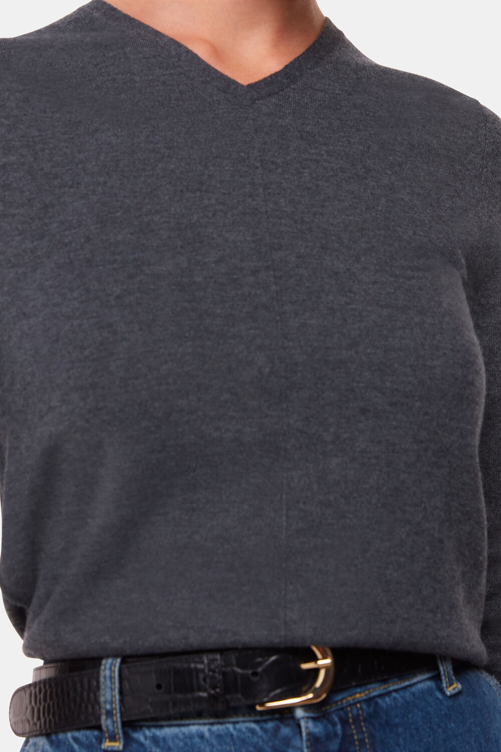 Mila V Neck Knit