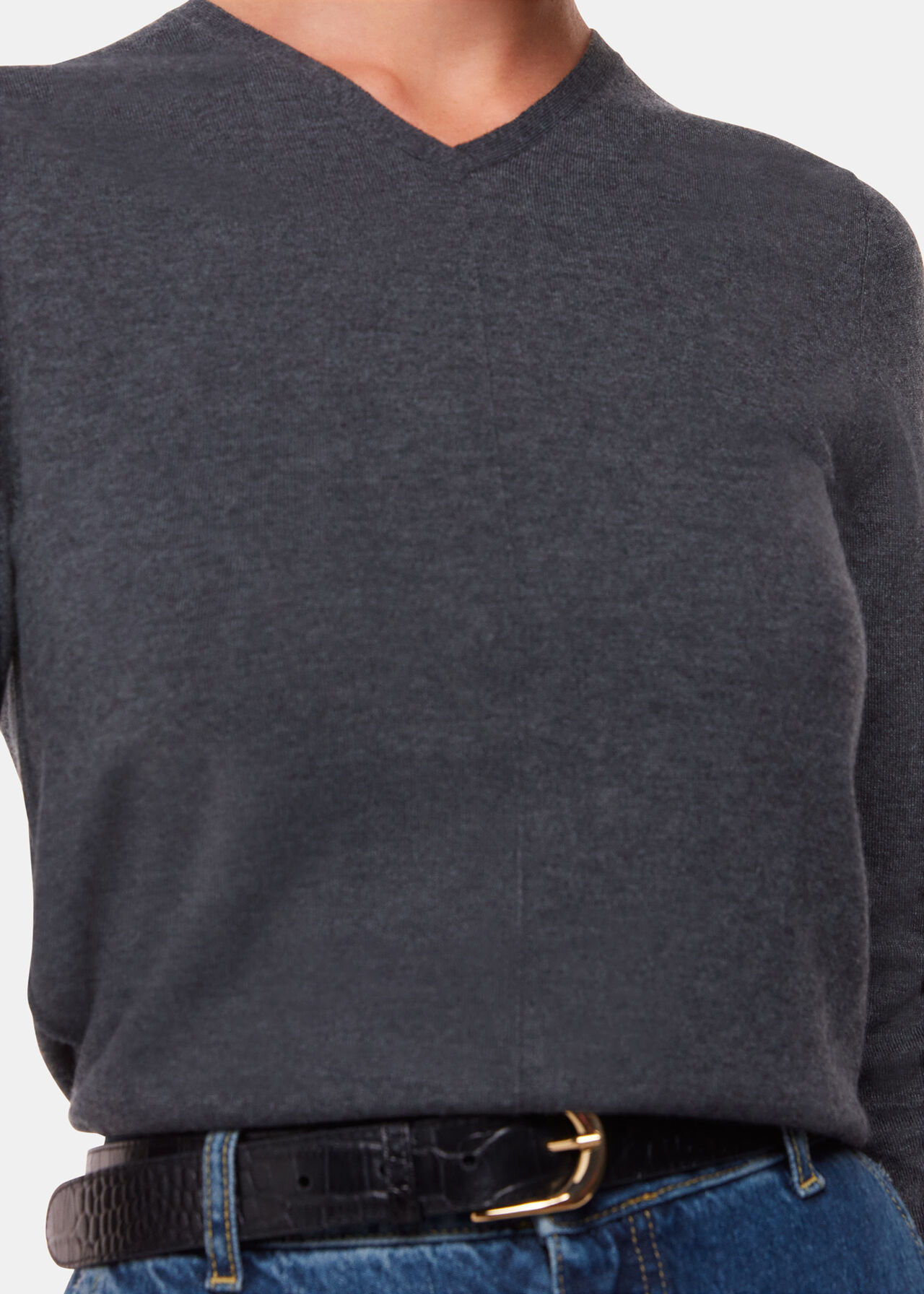 Mila V Neck Knit