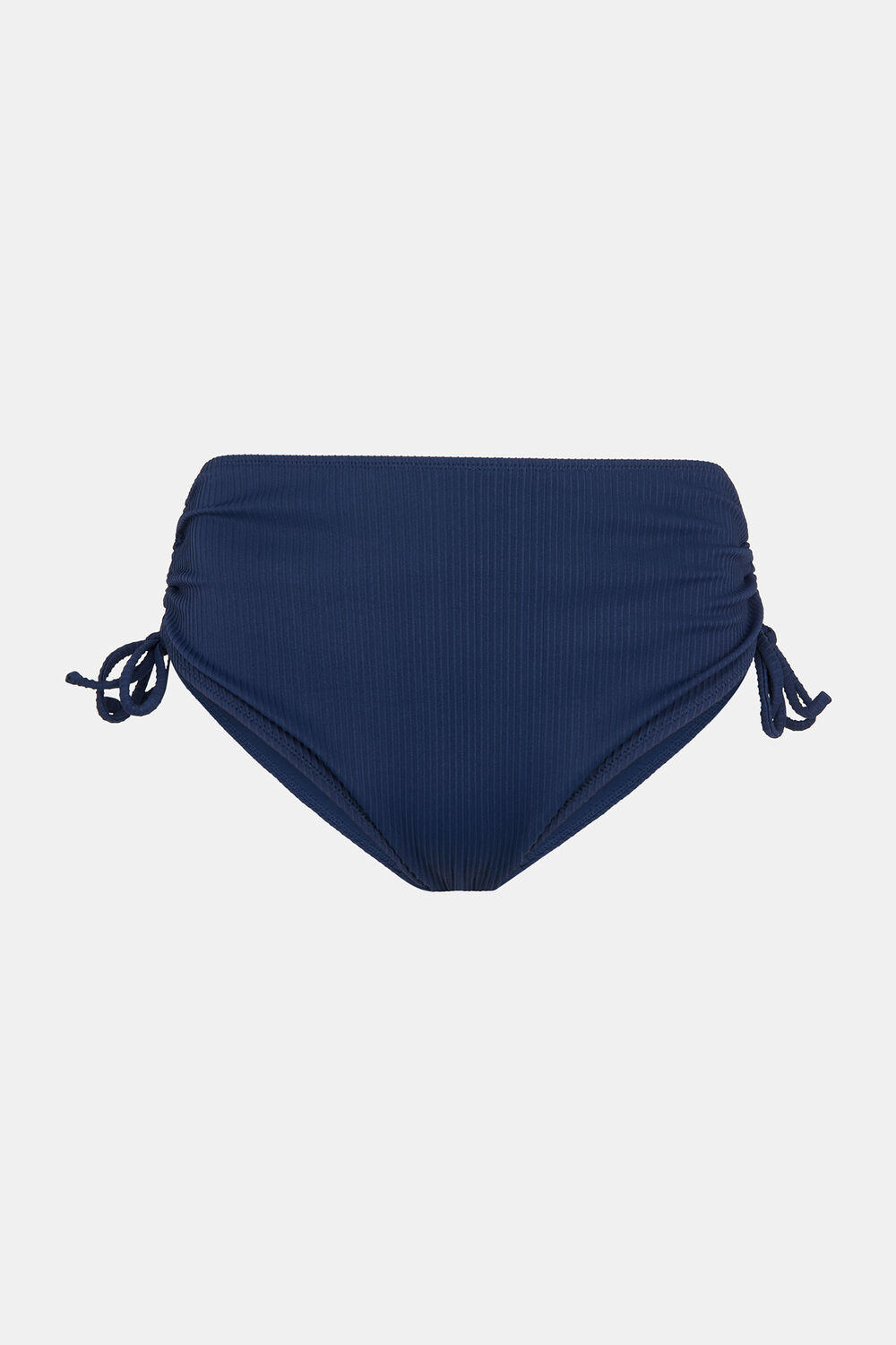 Navy Mixed Rib Bikini Bottom