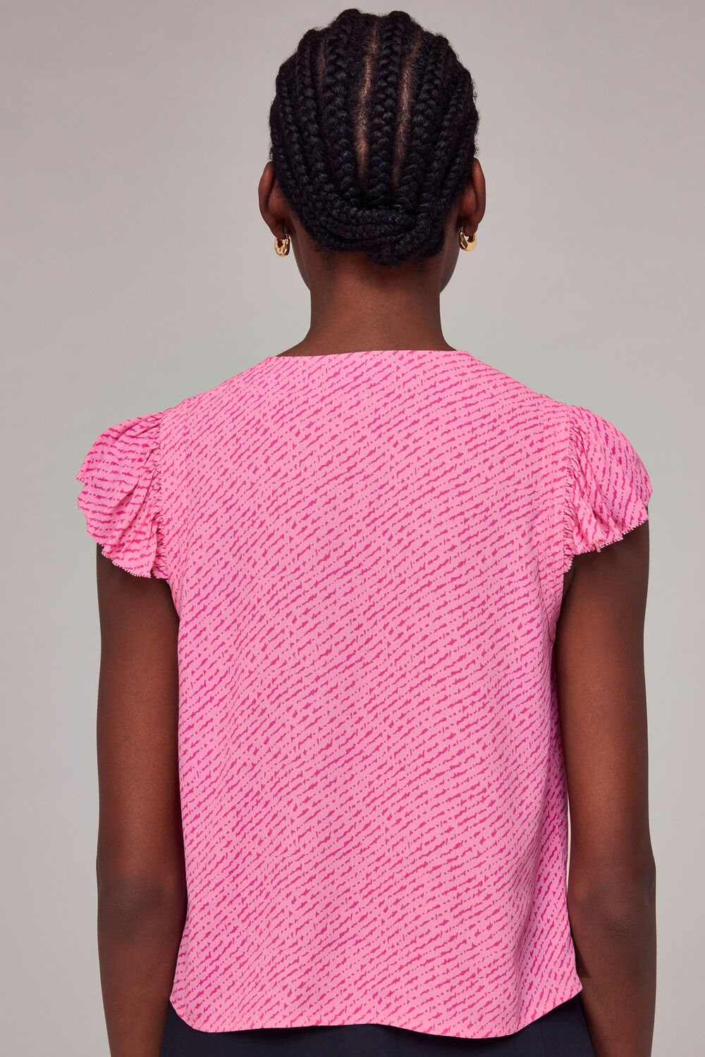 Diagonal Fleck Top