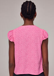 Diagonal Fleck Top