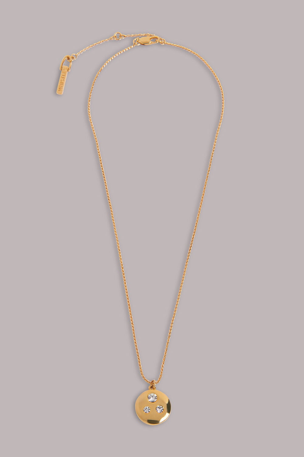 Gem Disc Necklace