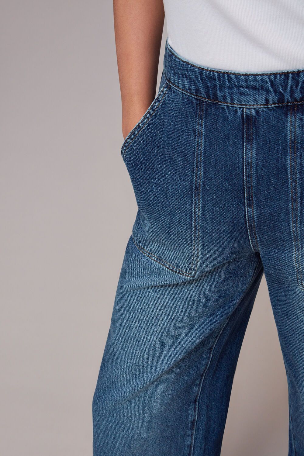 Authentic Side Zip Jean