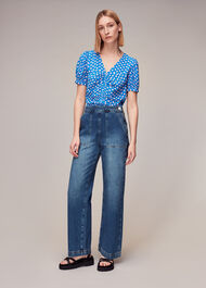 Floral Sunburst Blouse