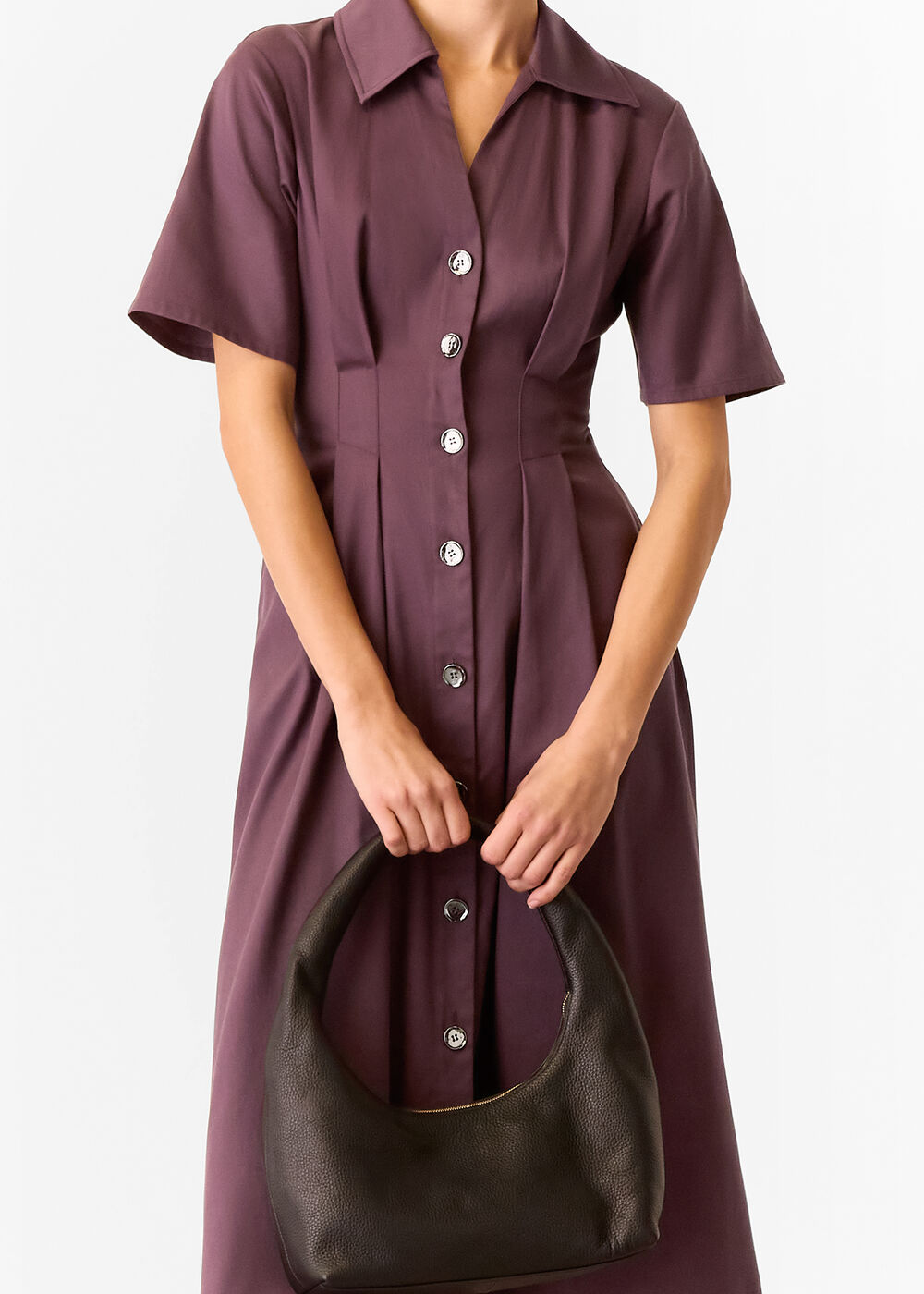 Renee Button Shirt Dress