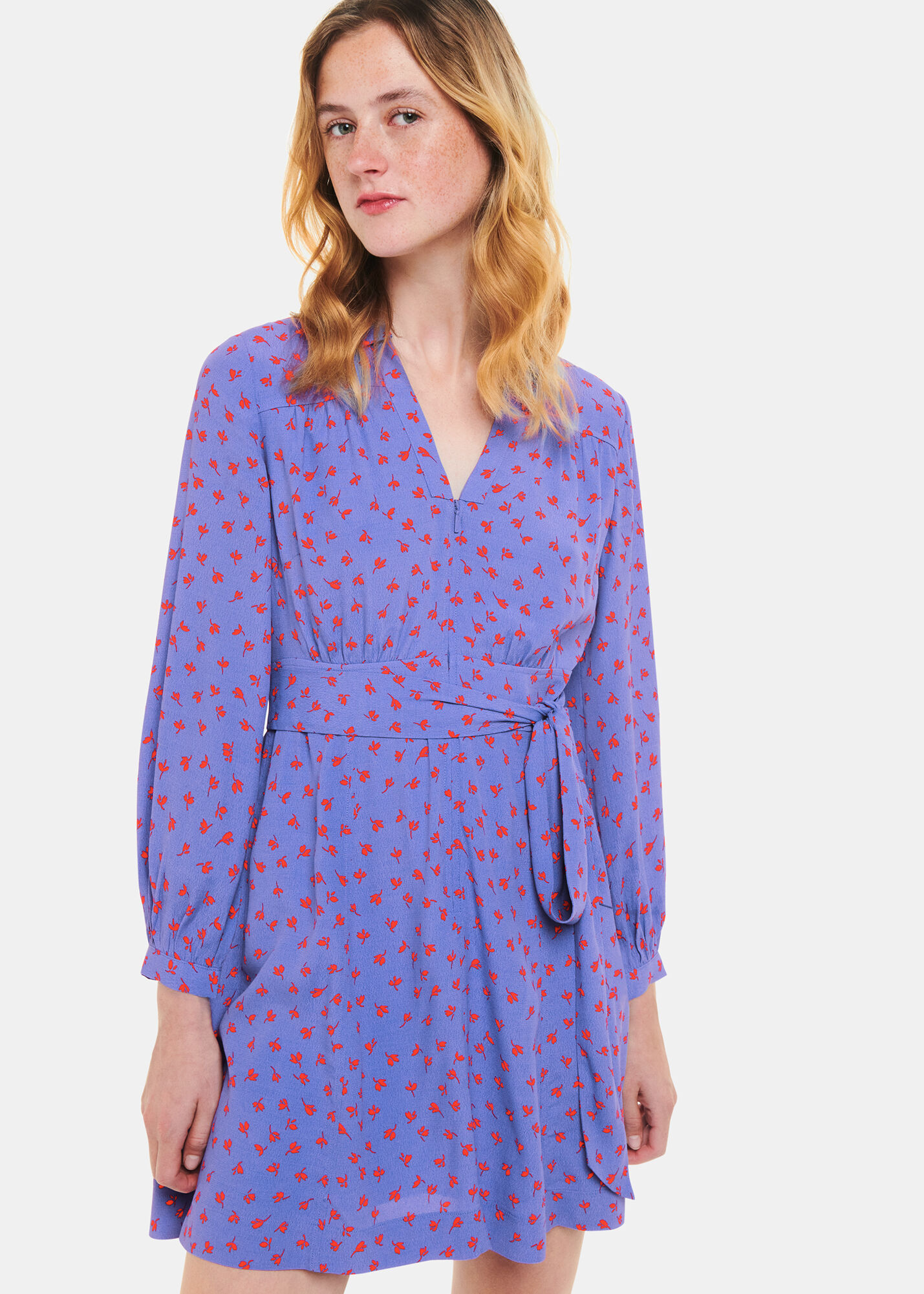 Whistles pearl fiesta print dress on sale