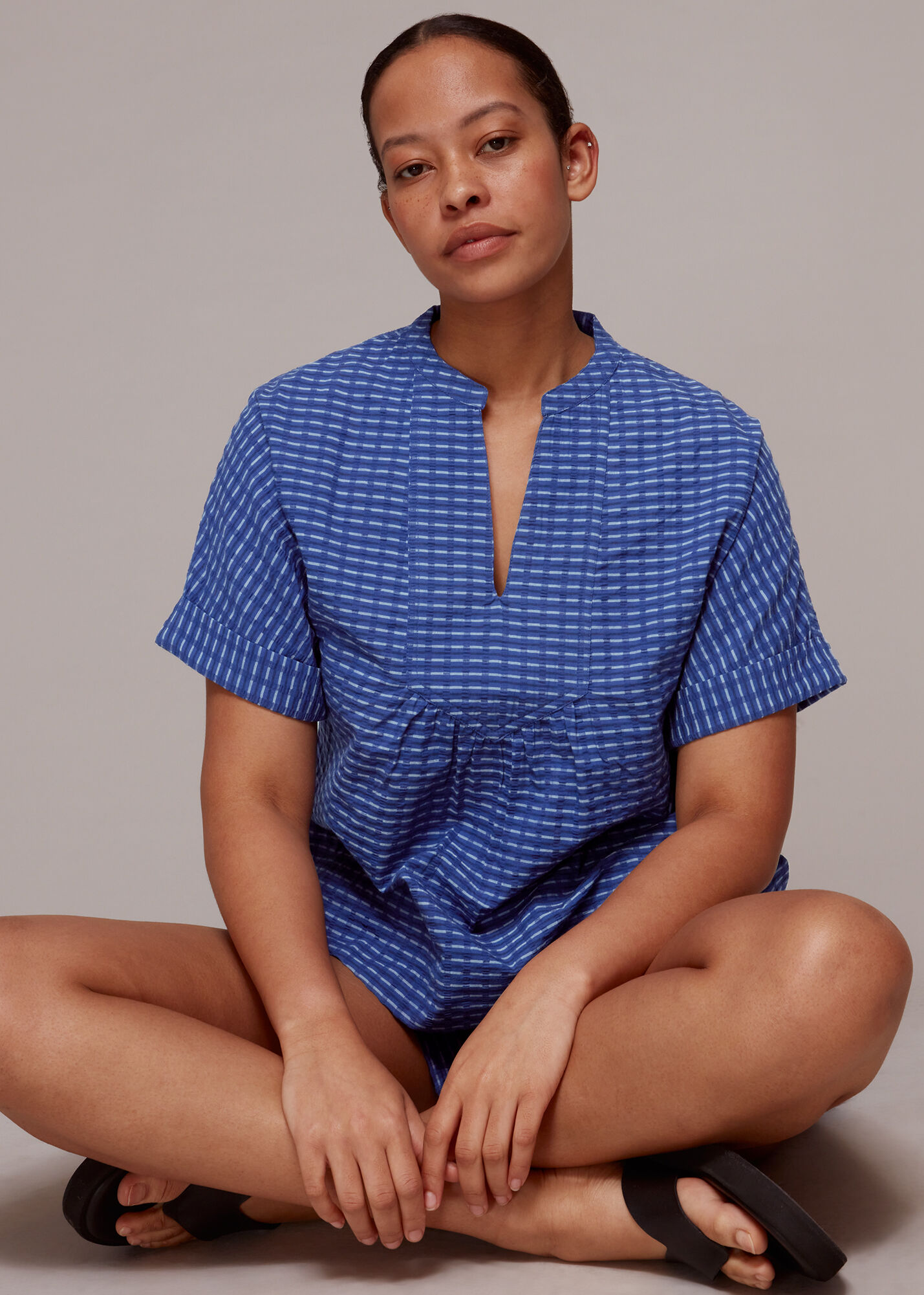 Blue shirt beach cover up new arrivals
