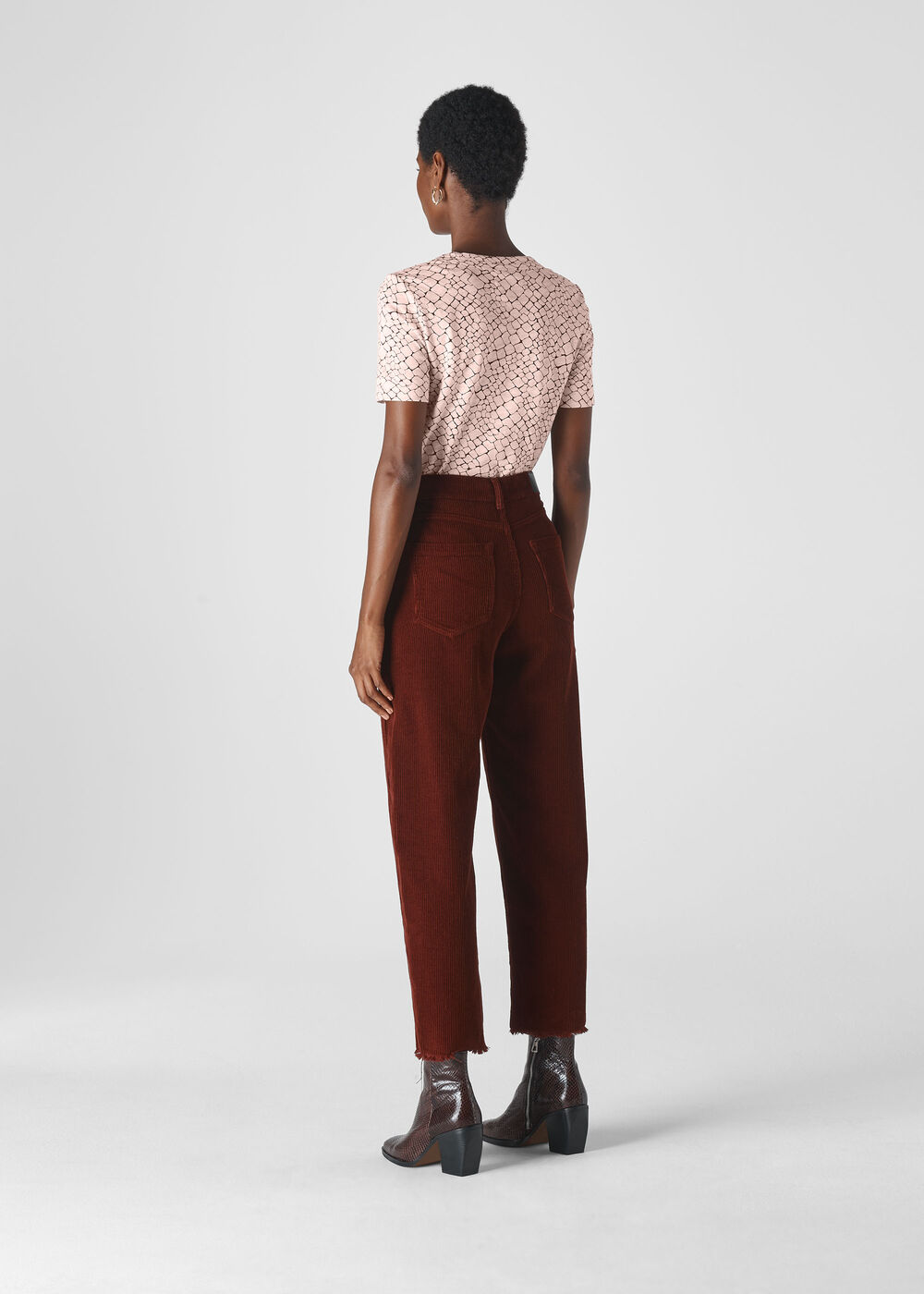 Giraffe Print Rosa T shirt Multicolour