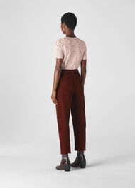 Giraffe Print Rosa T shirt Multicolour