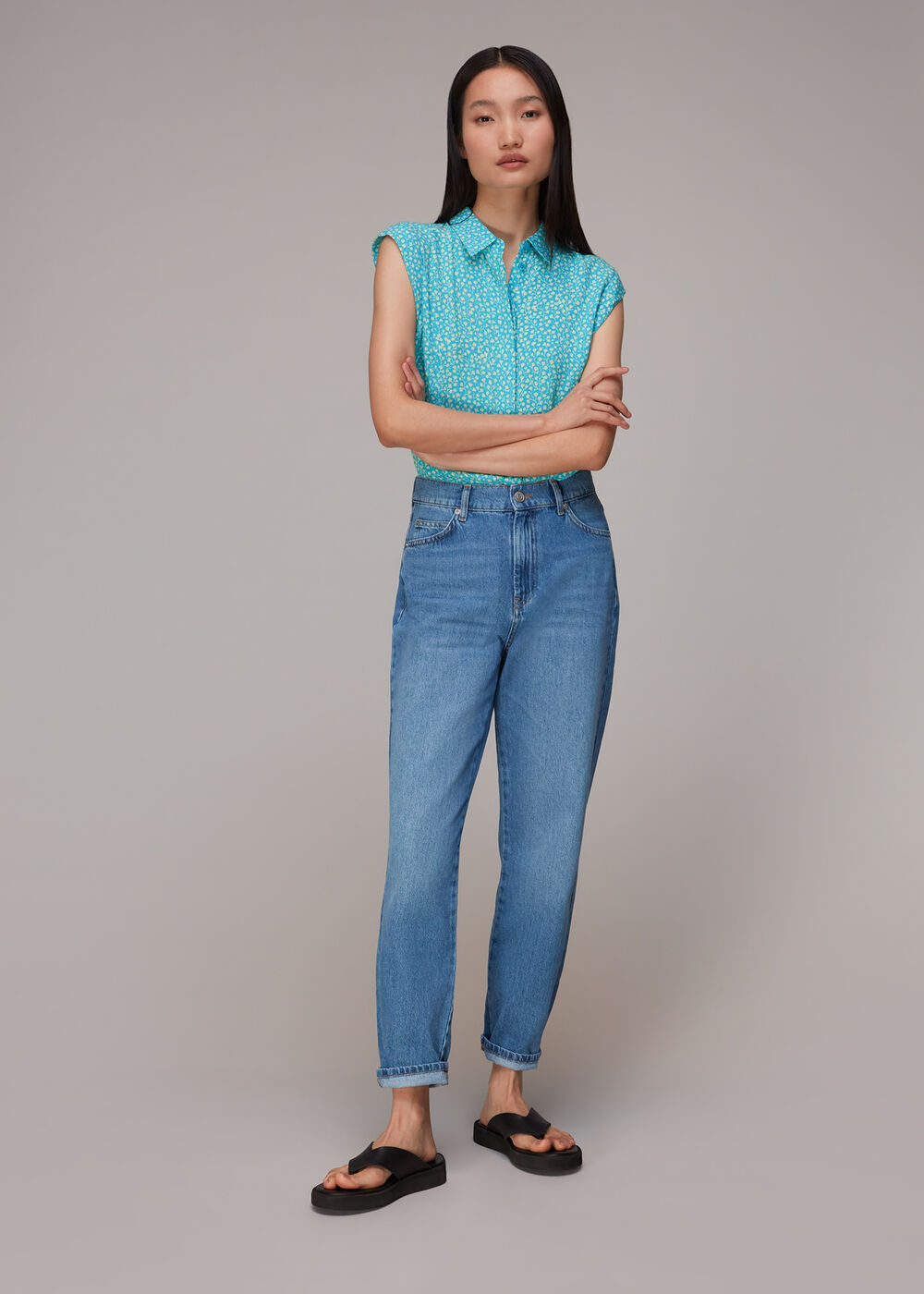 Flowerpod Sleeveless Shirt