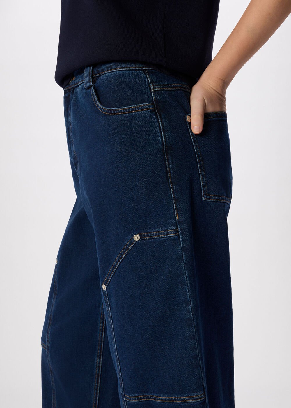 Barrel Mid Rise Trouser