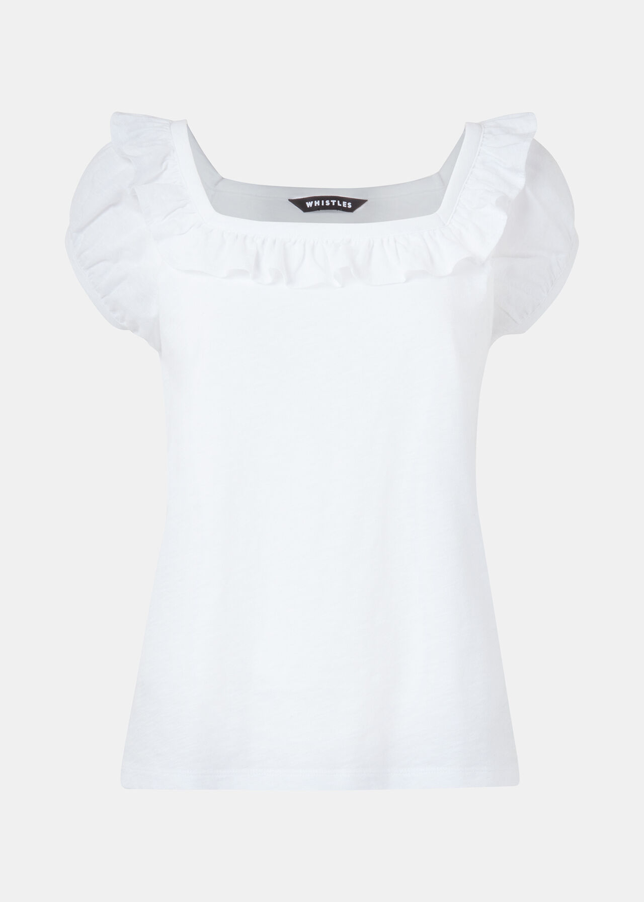 Frill Square Neck Top