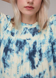 Tie Dye Textured Blouse