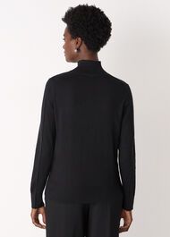 Fine Wool Mix Funnel Neck Knit