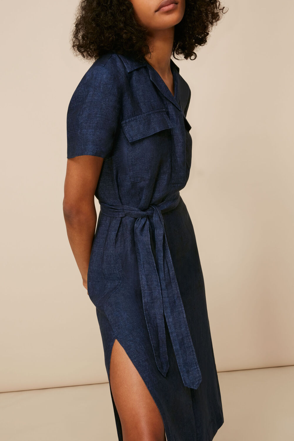 Easy Linen Shirt Dress