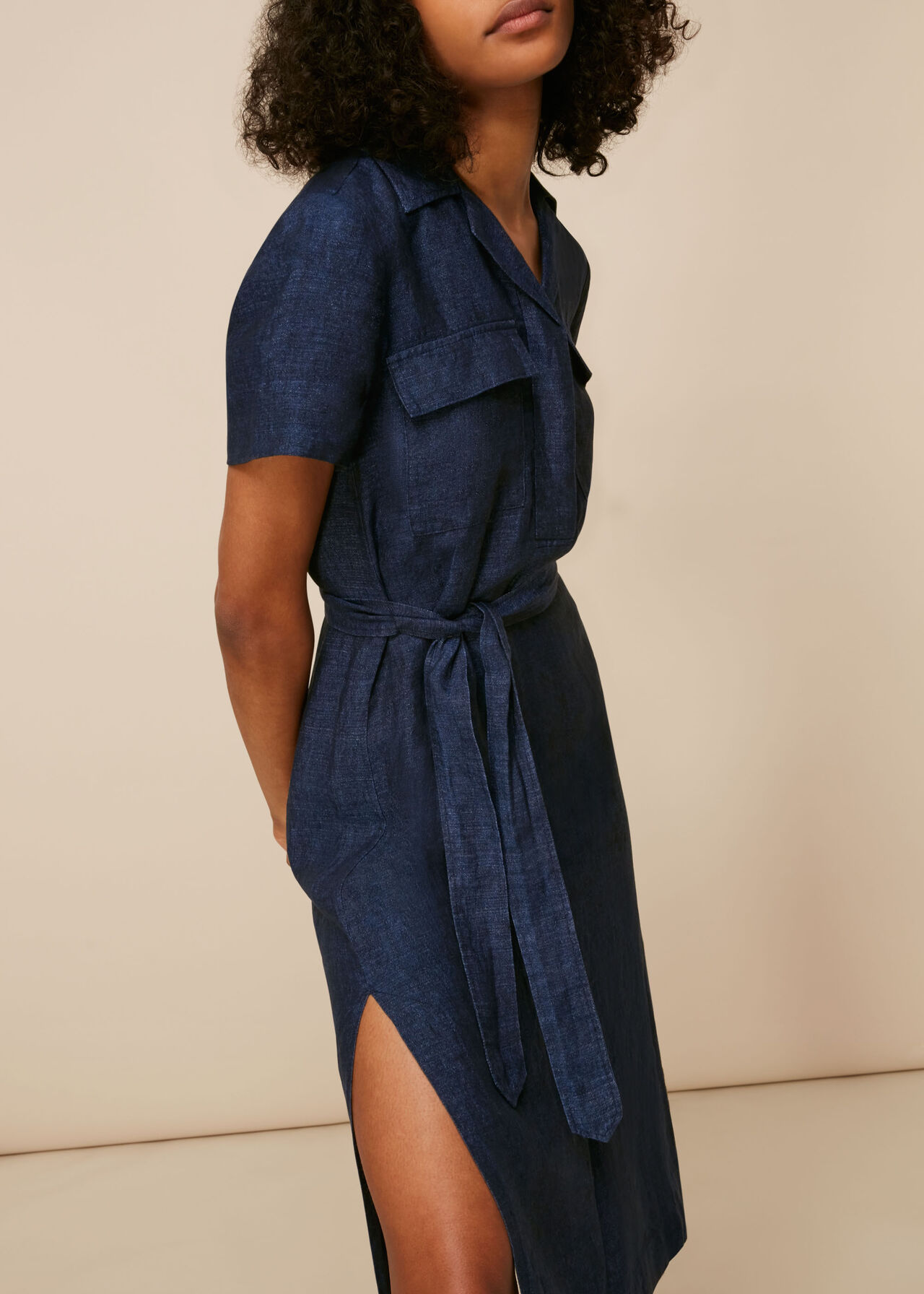 Easy Linen Shirt Dress