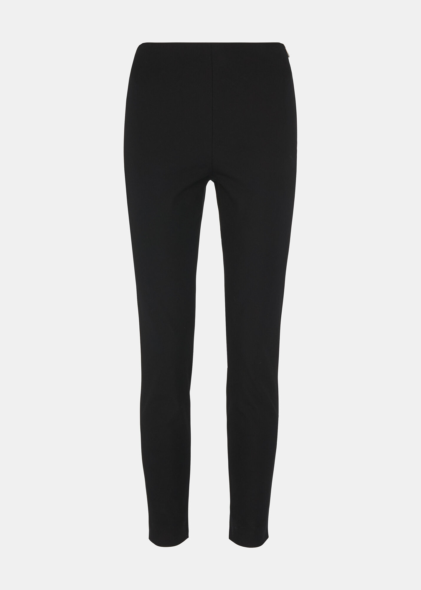 Black Super Stretch Trousers With Side Zip Whistles