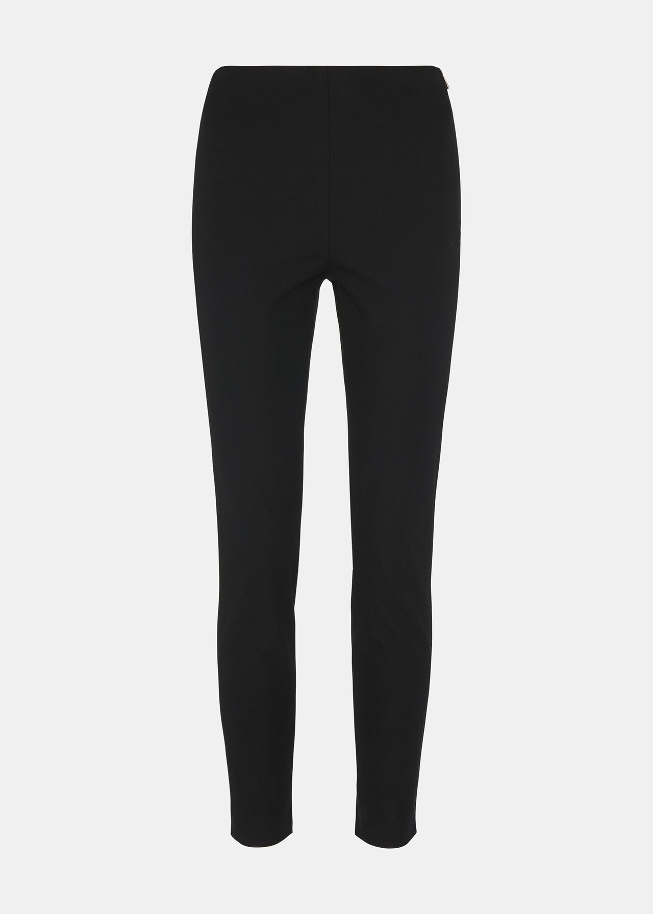 Black Super Stretch Trousers With Side Zip, Whistles