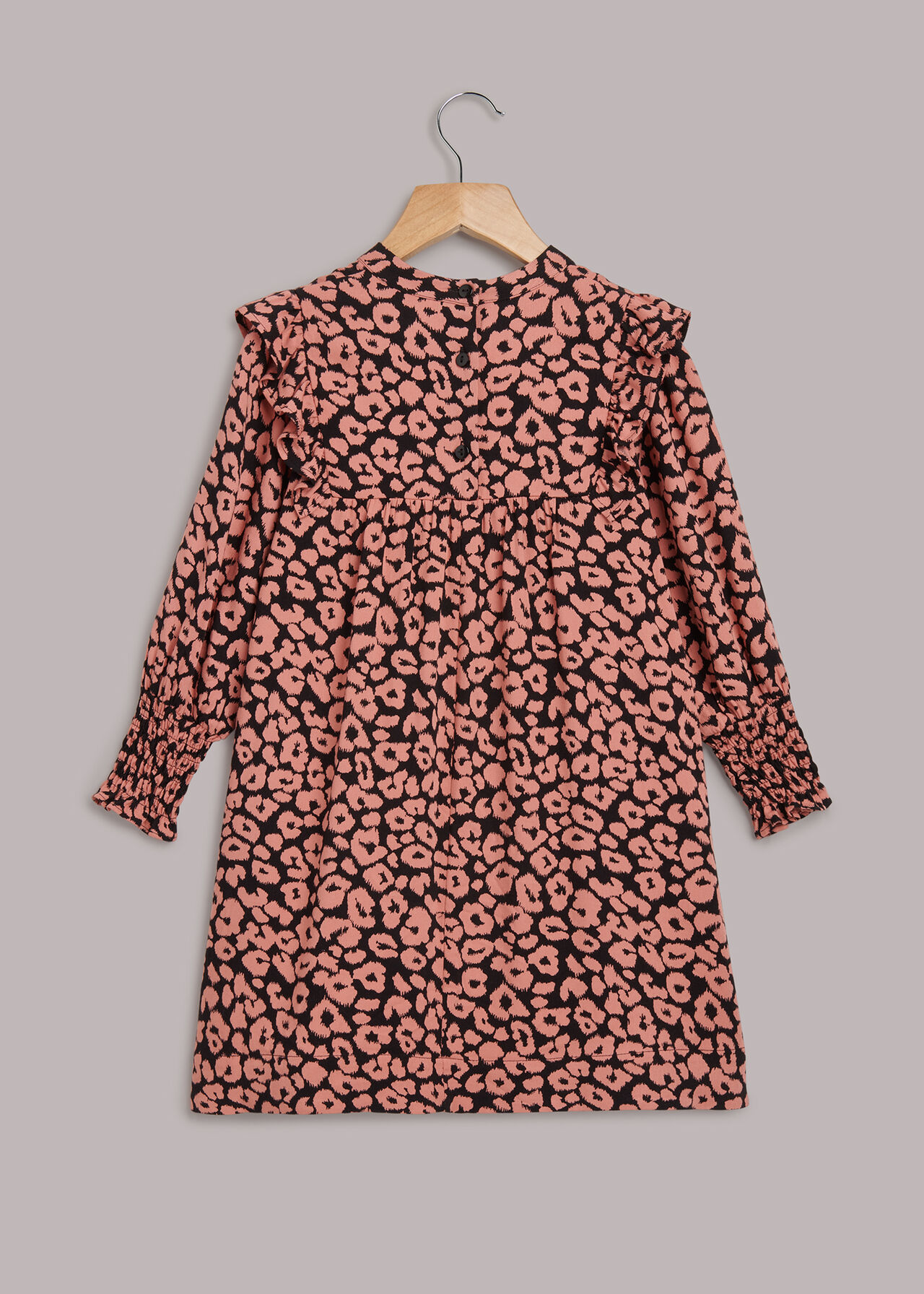 Fuzzy Leopard Avery Dress