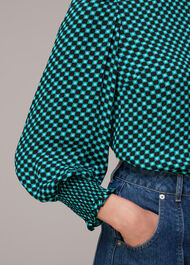 Star Check Tessa Top