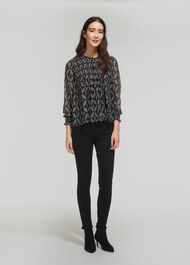 Belinda Geo Print Blouse