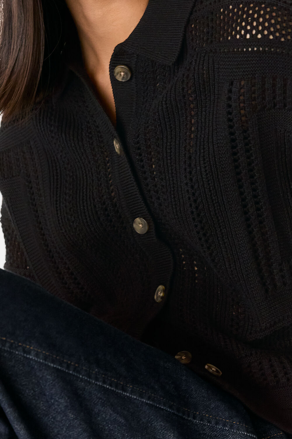 Crochet Knitted Shirt