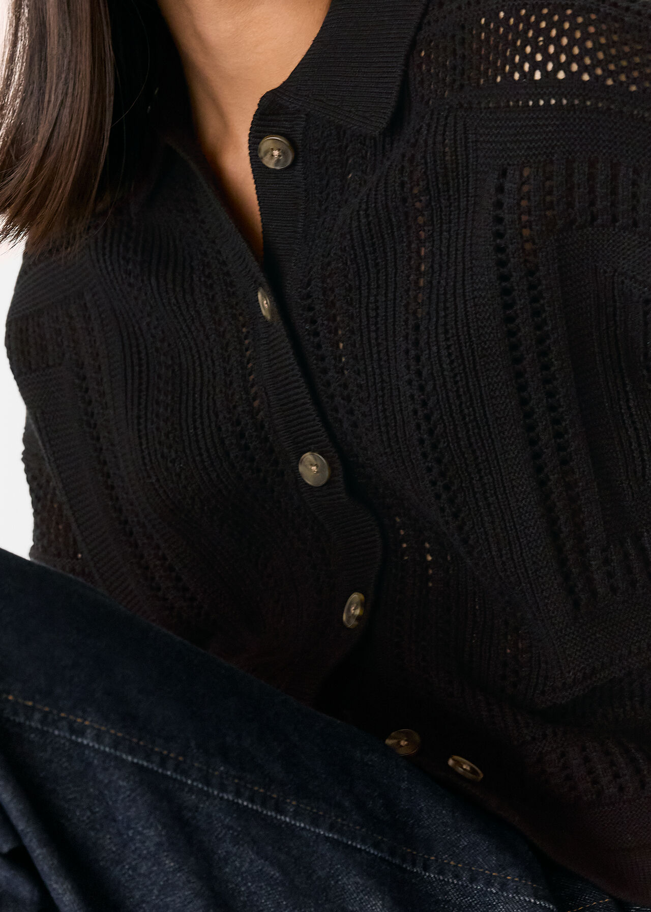 Crochet Knitted Shirt