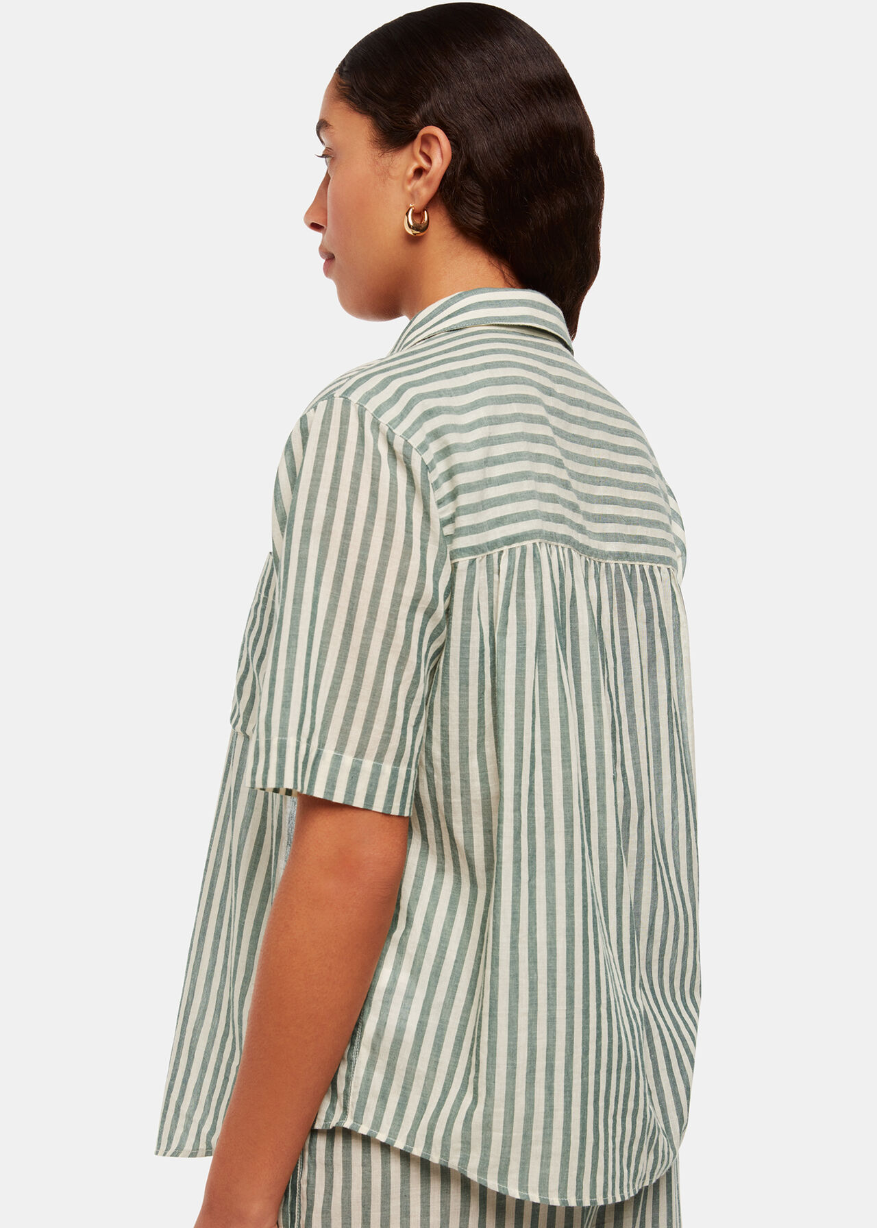 Green Stripe Beach Coord