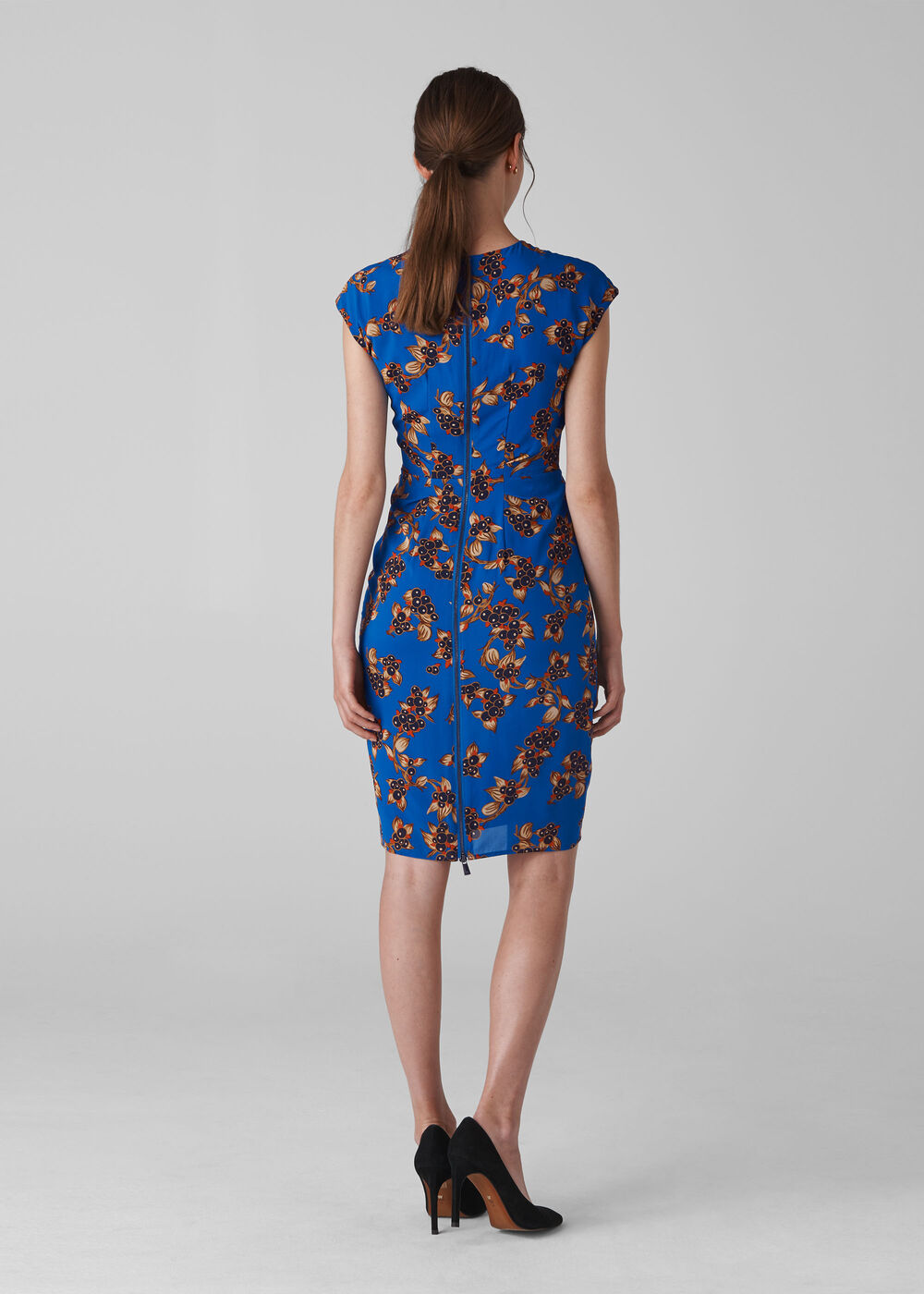 Capri Print Silk Bodycon