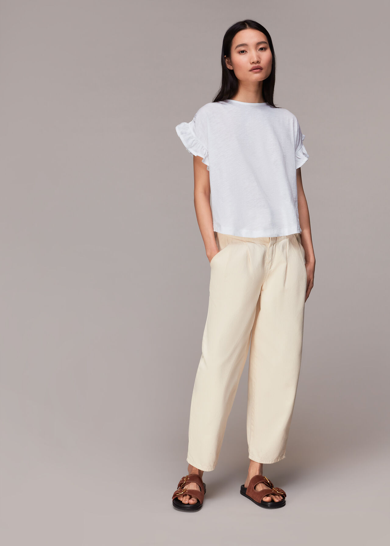 Drawstring Shoulder Tee