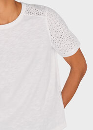 Broderie Sleeve Detail Tee