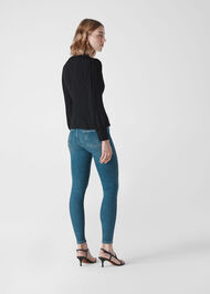Neave Button Through Top Black