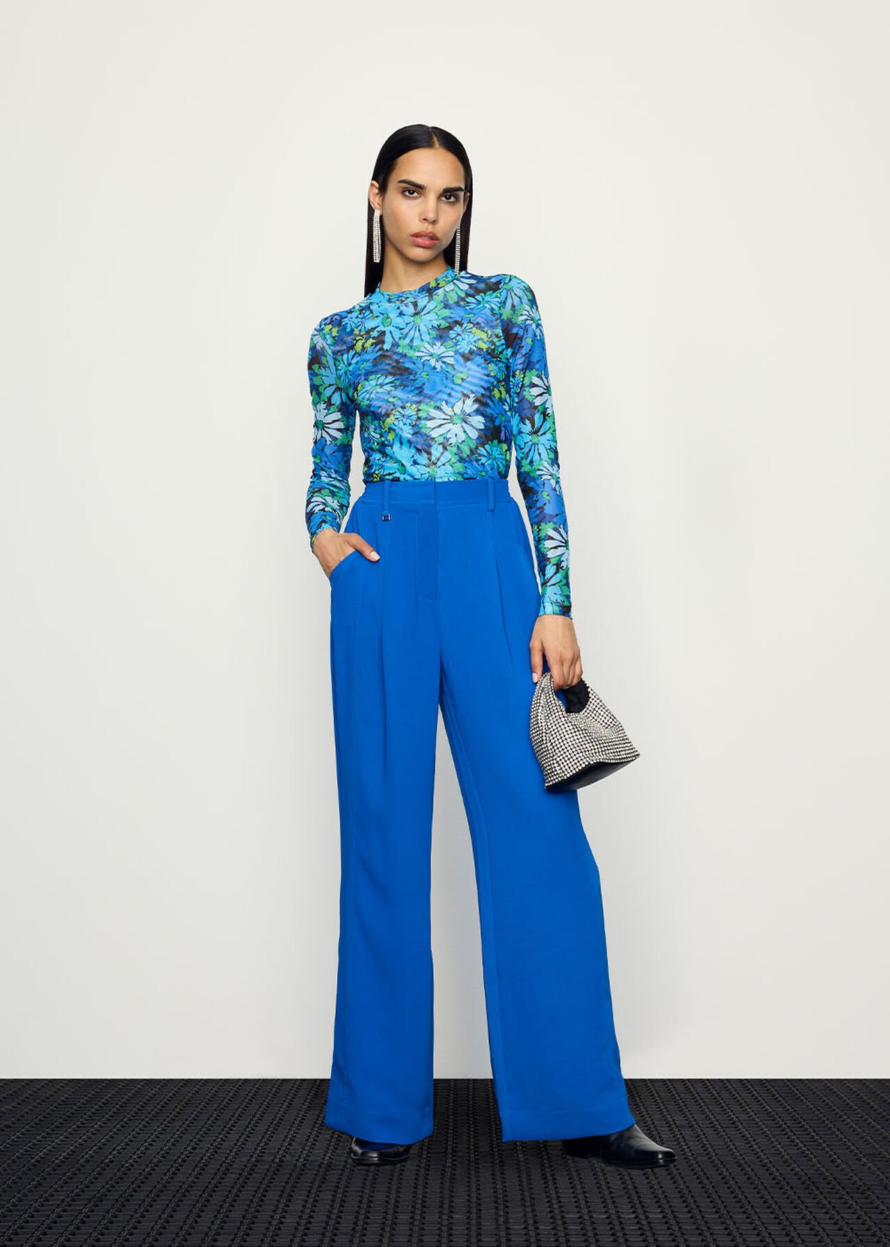 Harper Crepe Wide Leg Trouser