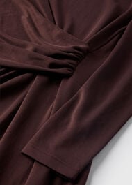 Ruched Detail Midi Dress