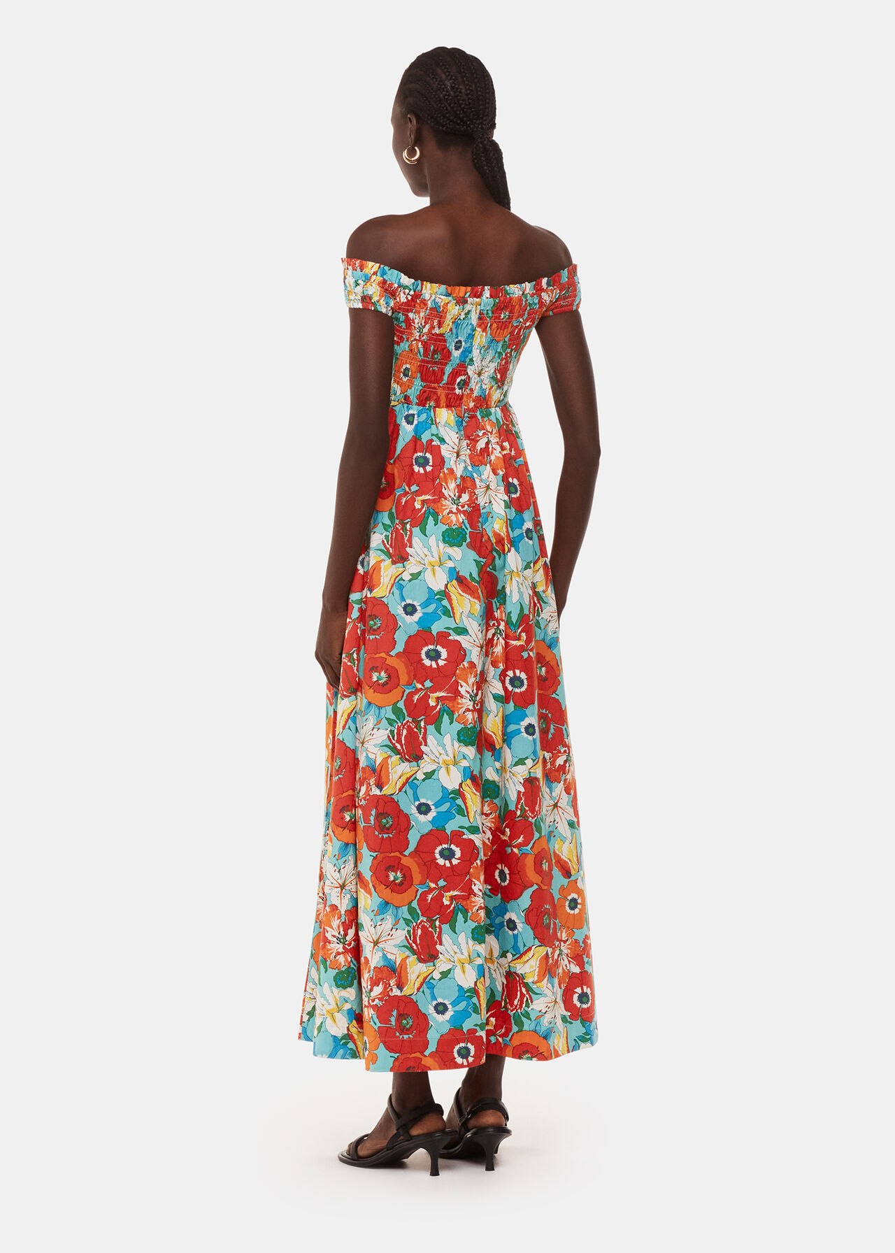Blossom Tulips Bardot Dress