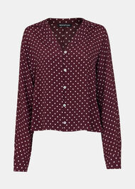 Spot Print Ramona Shirt