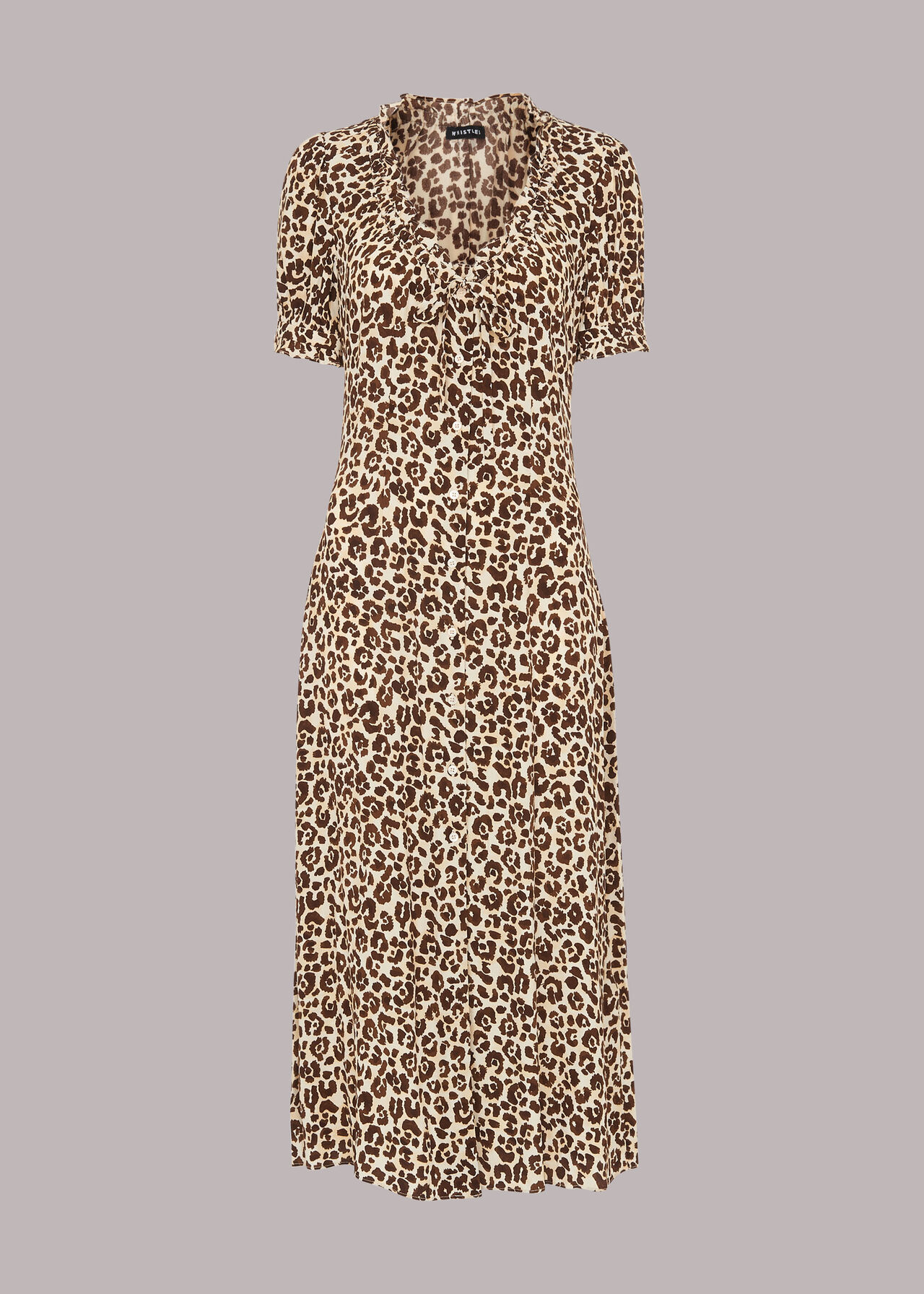 Ada Animal Print Midi Dress