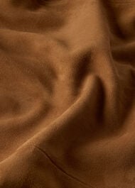 Suede Boxy Mini Dress