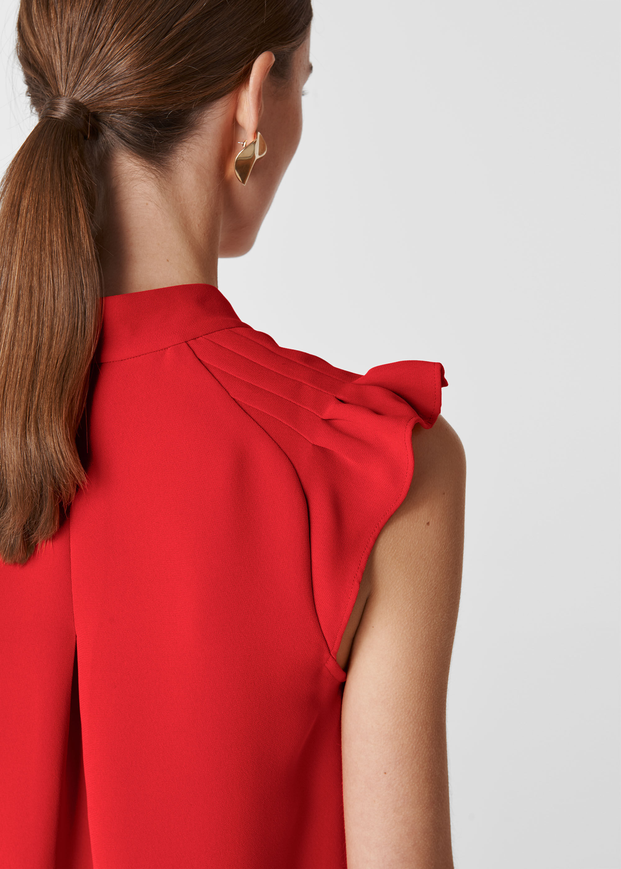 Whistles safia 2025 crepe dress