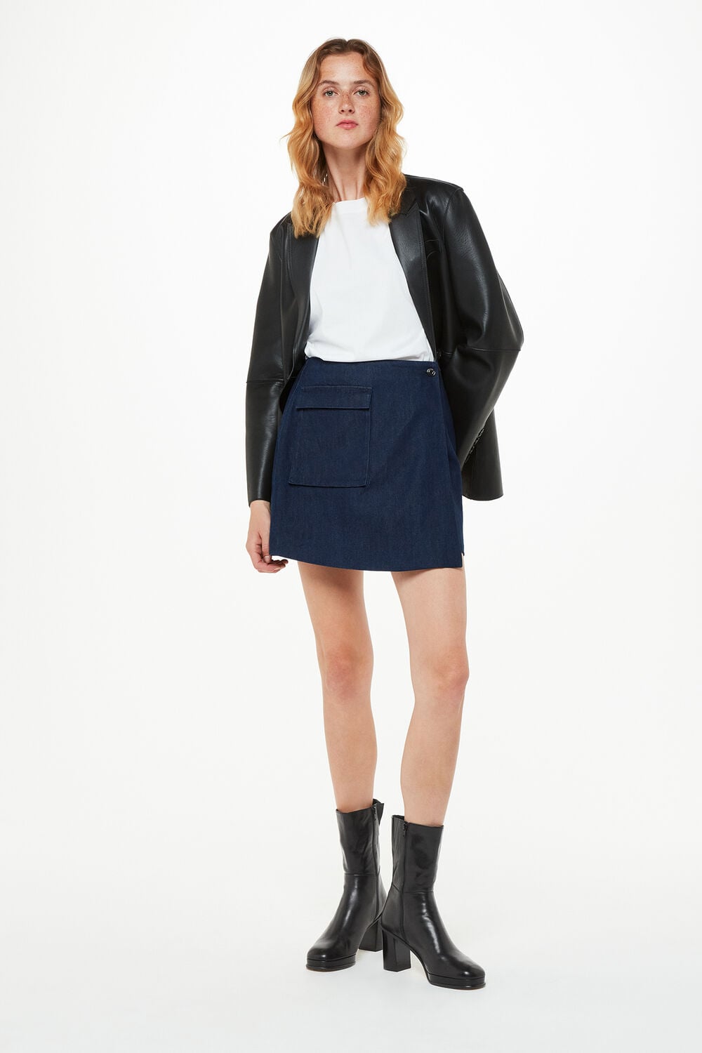 Black Clara Platform Heeled Boot