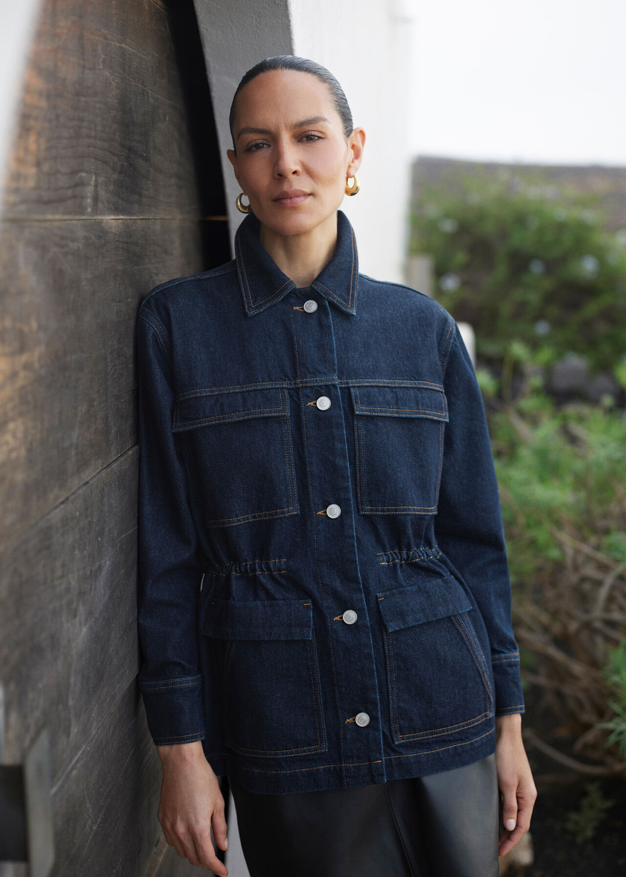 Drawstring Waist Jacket