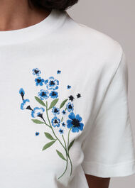 Embroidered Floral Tshirt