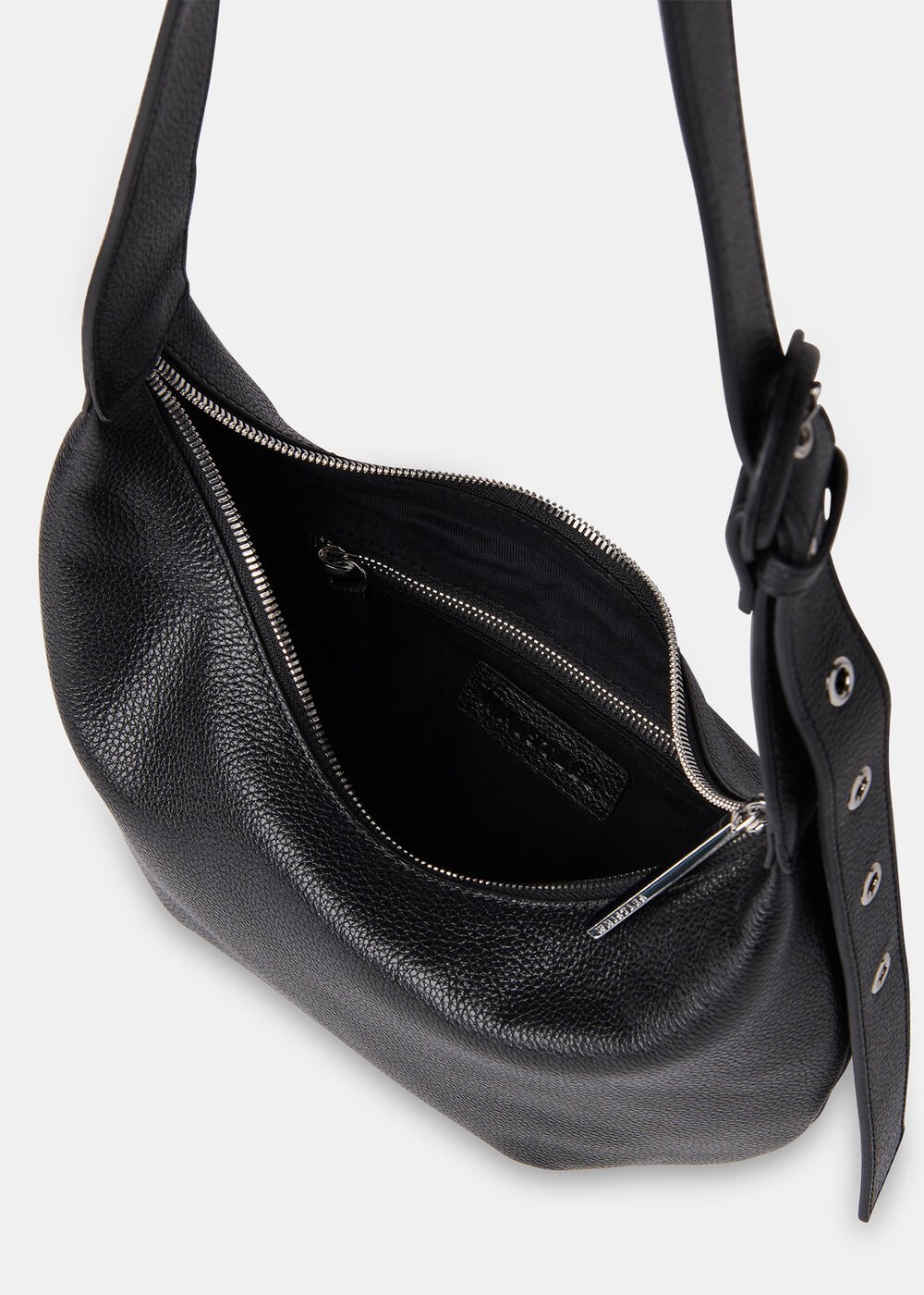 Small Sia Curved Crossbody Bag