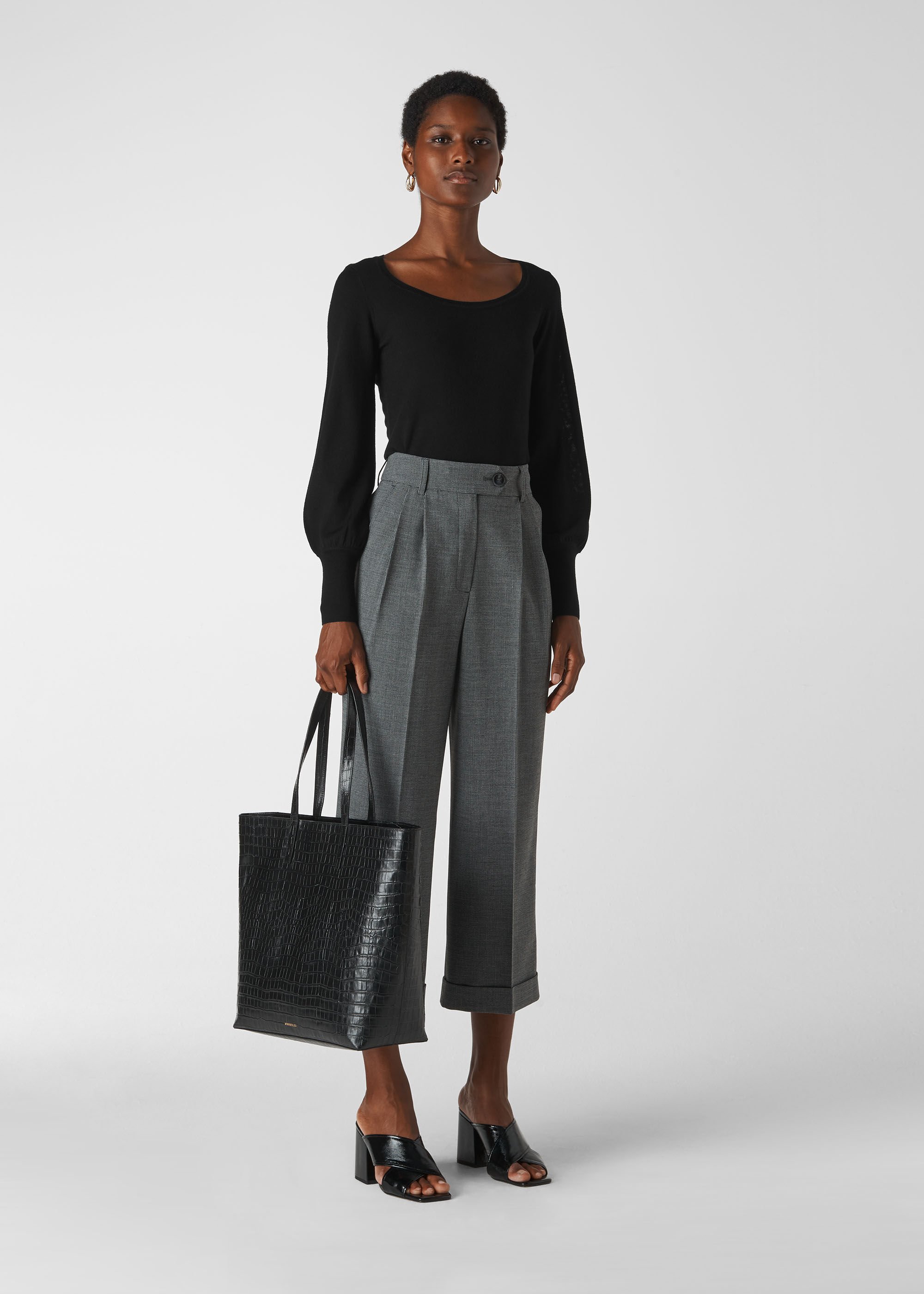 whistles merino wool jumper