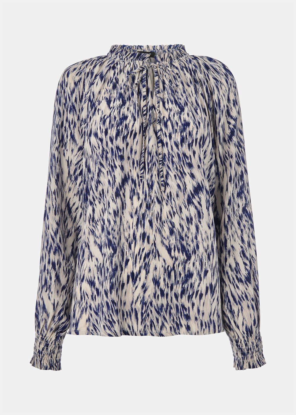 Paige Ripple Leopard Blouse