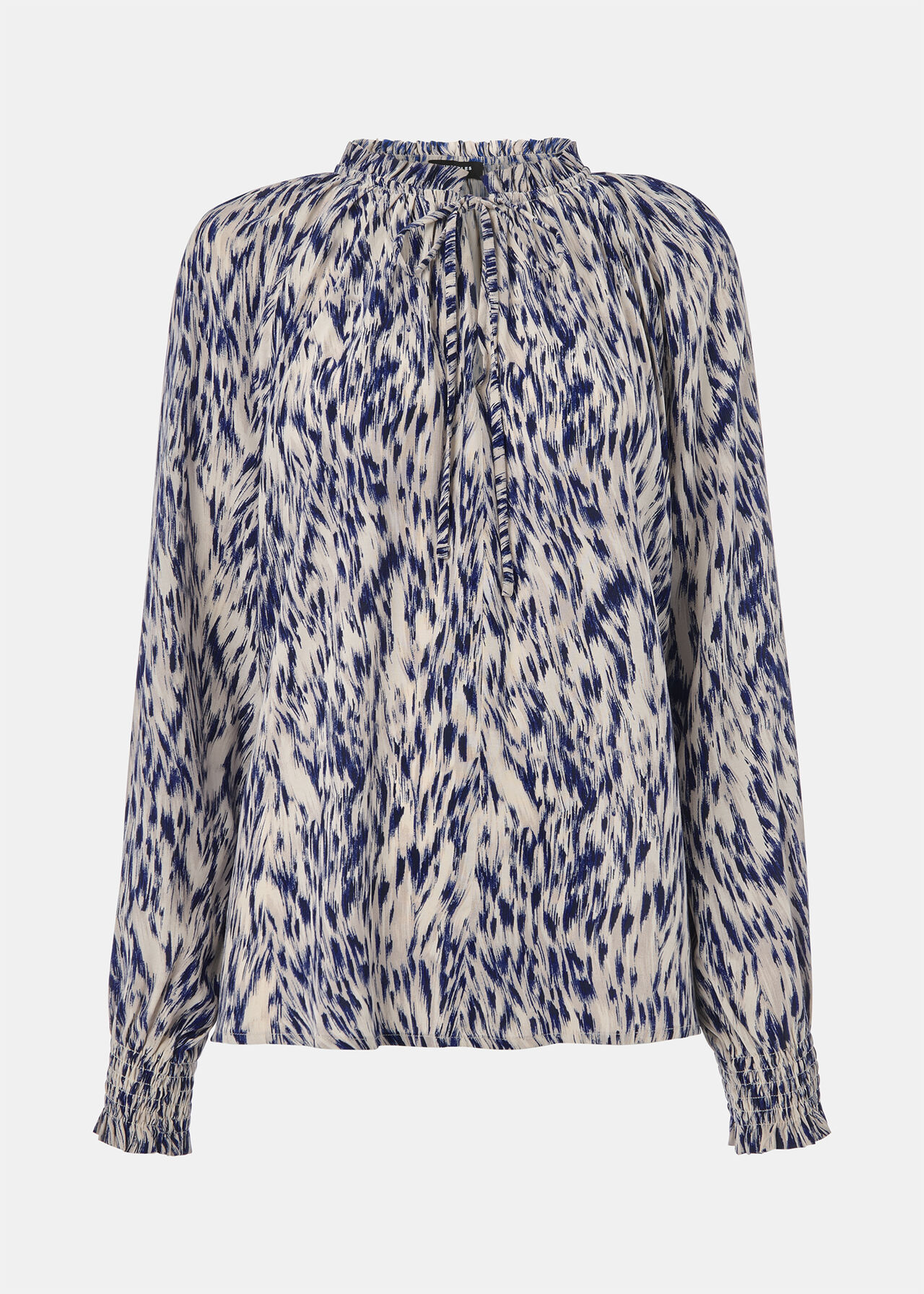 Paige Ripple Leopard Blouse