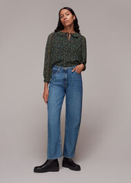 Stitched Floral Amoura Top